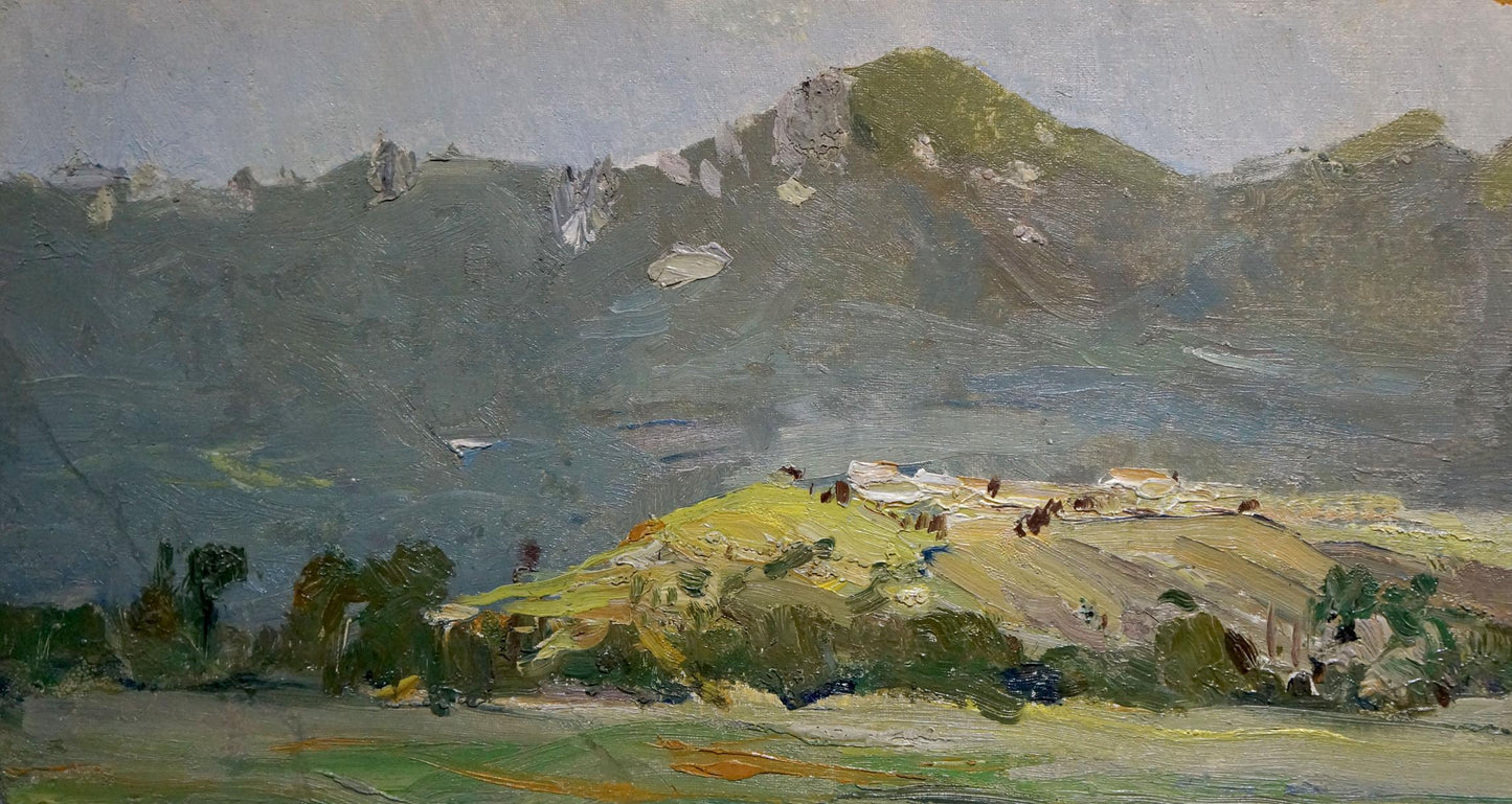 Oil painting of mountainous landscape by Knishevsky Vladimir Leonidovich