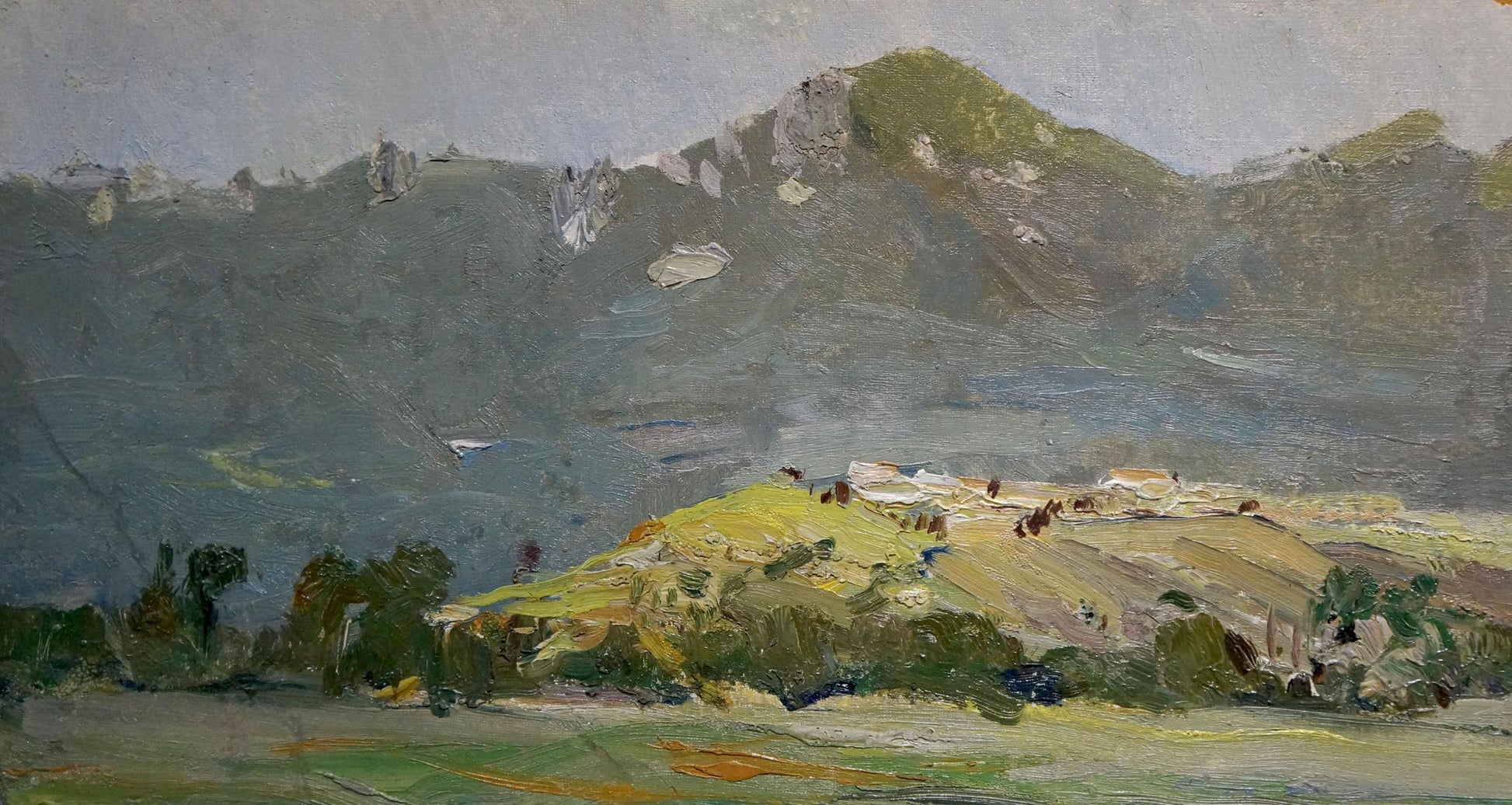 Oil painting of mountainous landscape by Knishevsky Vladimir Leonidovich