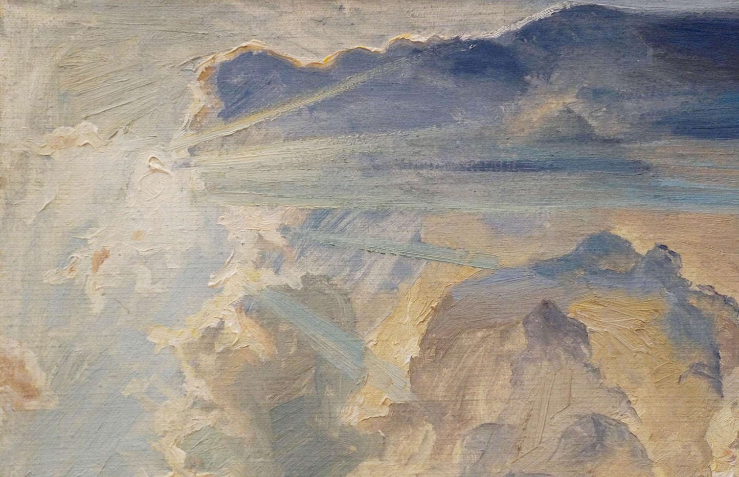 Oil painting The Clouds by Chernikov Nikolay Vladimirovich, dramatic sky