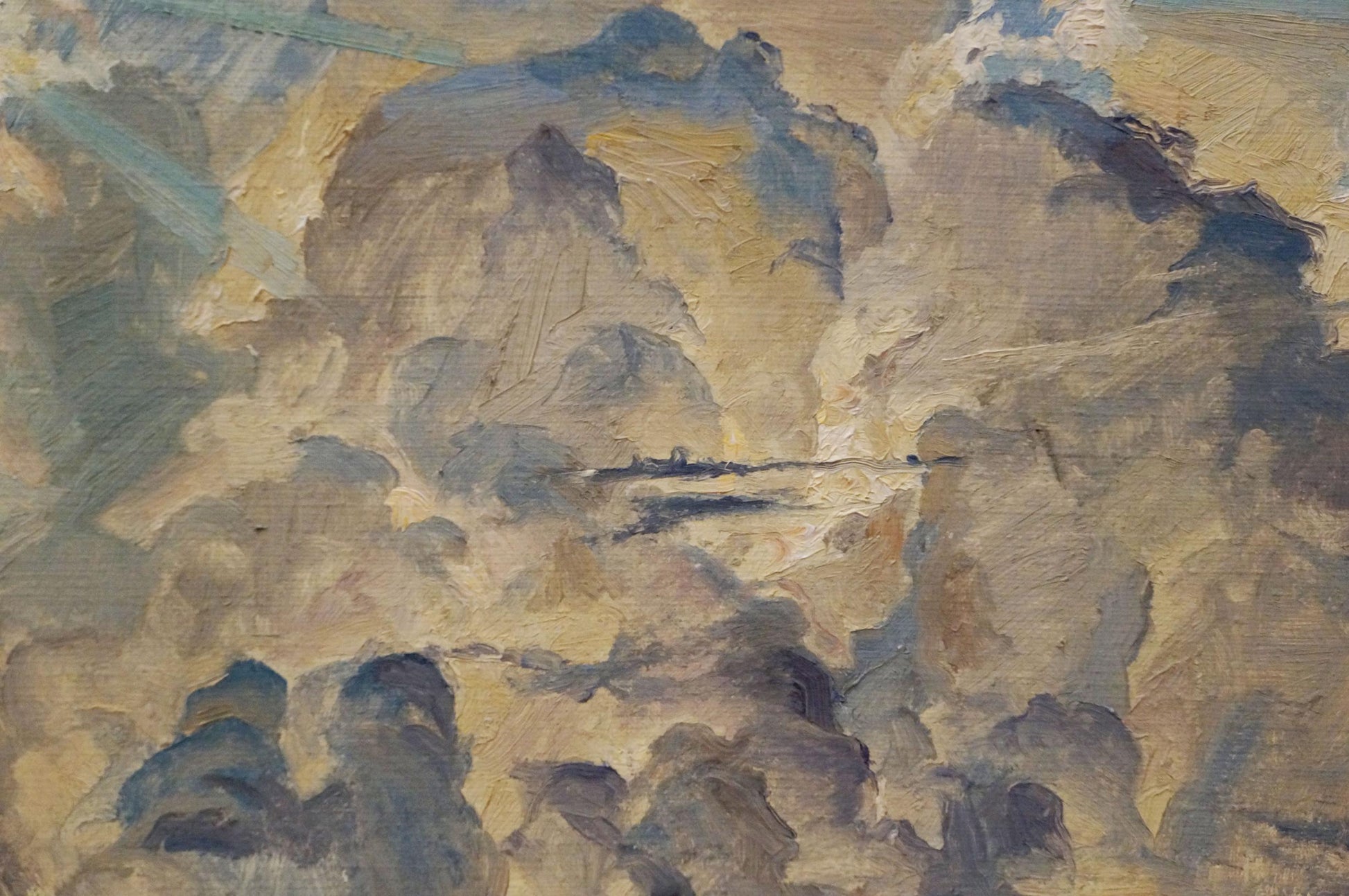Oil painting The Clouds by Chernikov Nikolay Vladimirovich, dramatic swirling sky