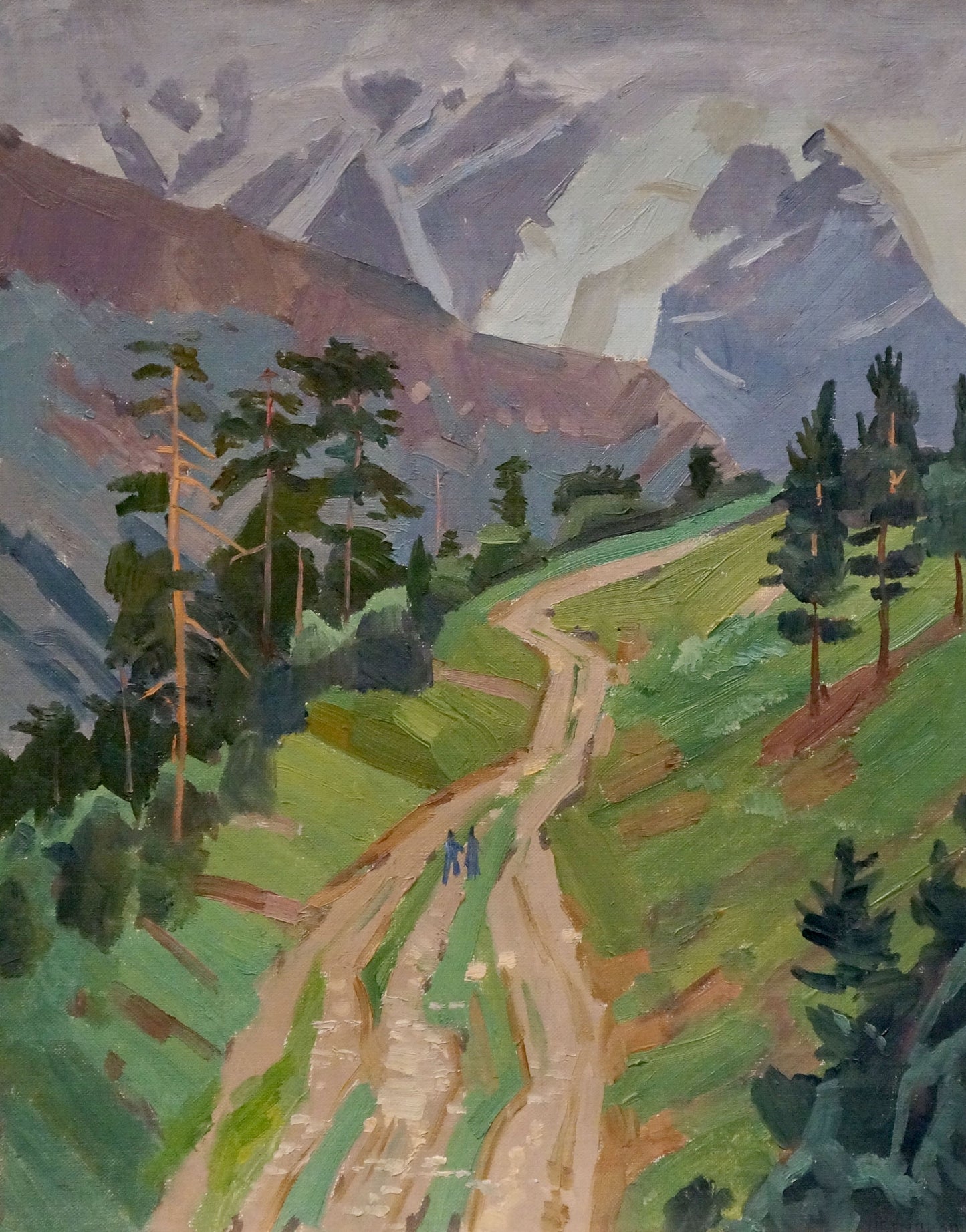 Oil painting Road to the Mountains by Chernikov Nikolay Vladimirovich