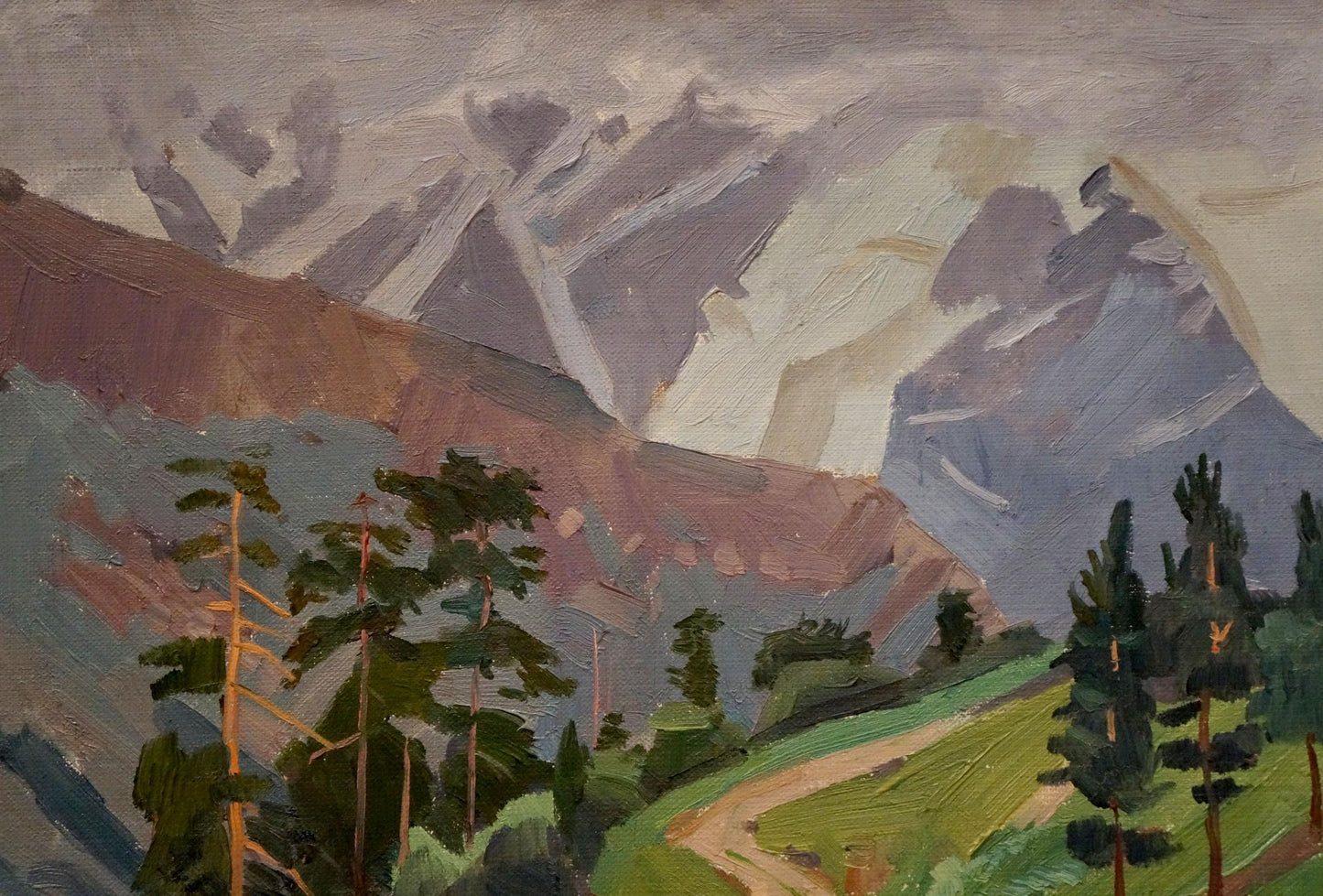 Oil painting Road to the Mountains by Chernikov Nikolay Vladimirovich