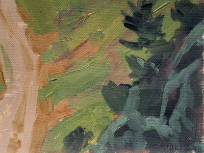 Oil painting Road to the Mountains by Chernikov Nikolay Vladimirovich