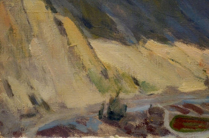 Oil painting of sunlit mountain hillside by Chernikov Nikolay Vladimirovich