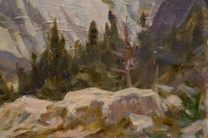 Oil painting of mountain landscape by Chernikov Nikolay Vladimirovich