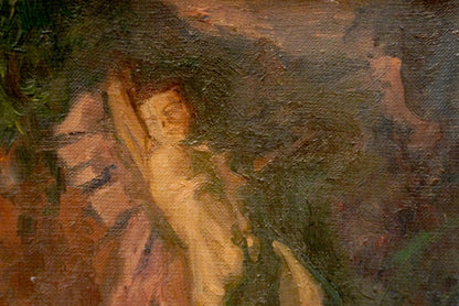Impressionistic oil painting of male figure by Chernikov Nikolay Vladimirovich
