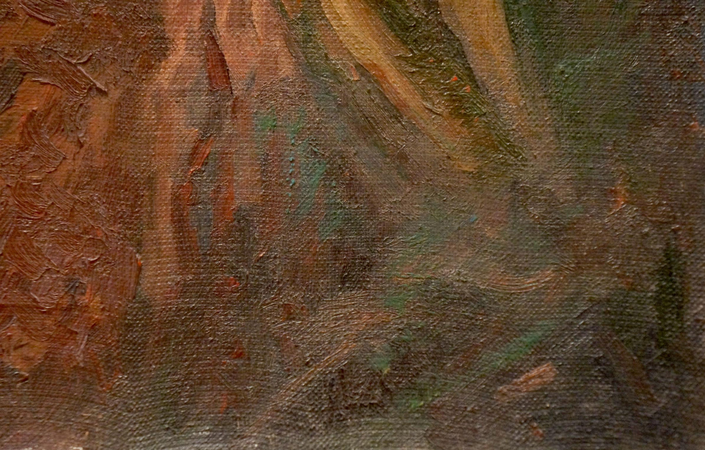 Oil painting of male figure by Chernikov Nikolay Vladimirovich, impasto earthy tones