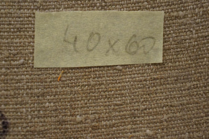 Back of Nikolay Chernikov 40x60 oil painting label on canvas