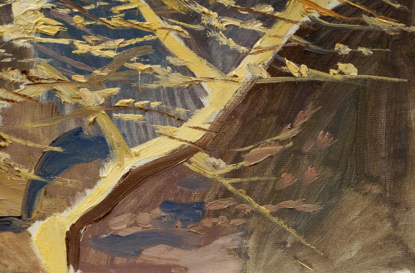 Abstract Night oil painting by Chernikov Nikolay Vladimirovich