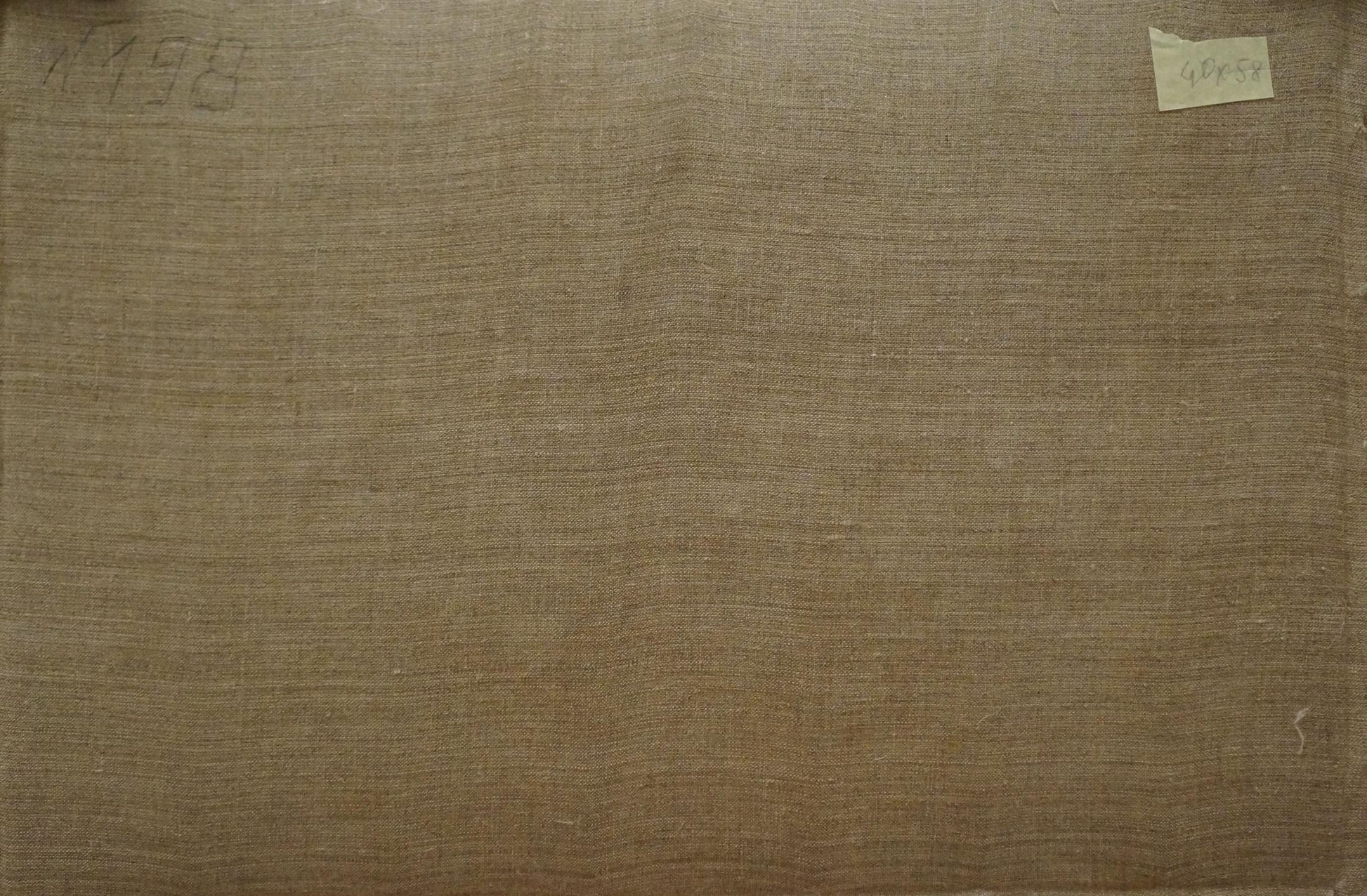 Back of Night Chernikov Nikolay Vladimirovich abstract oil painting on beige linen with subtle texture