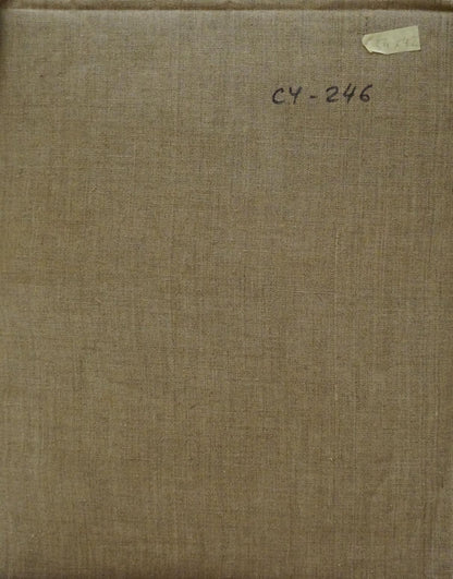 Back of beige linen book CY-246 label for Chernikov Night park oil painting