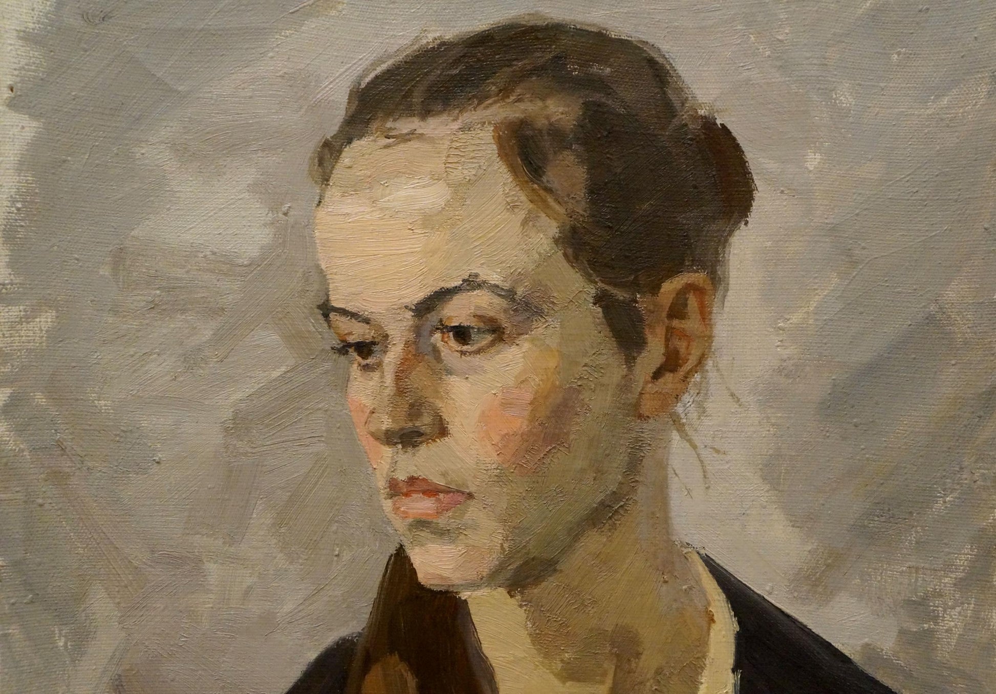 Oil painting portrait of girl by Chernikov Nikolay Vladimirovich