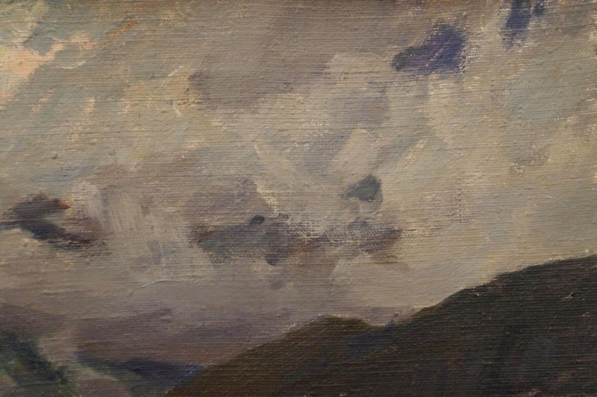 Oil painting of moody mountain landscape by Chernikov Nikolay Vladimirovich