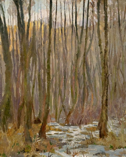 Oil painting The last days of autumn by Chernikov Nikolay Vladimirovich