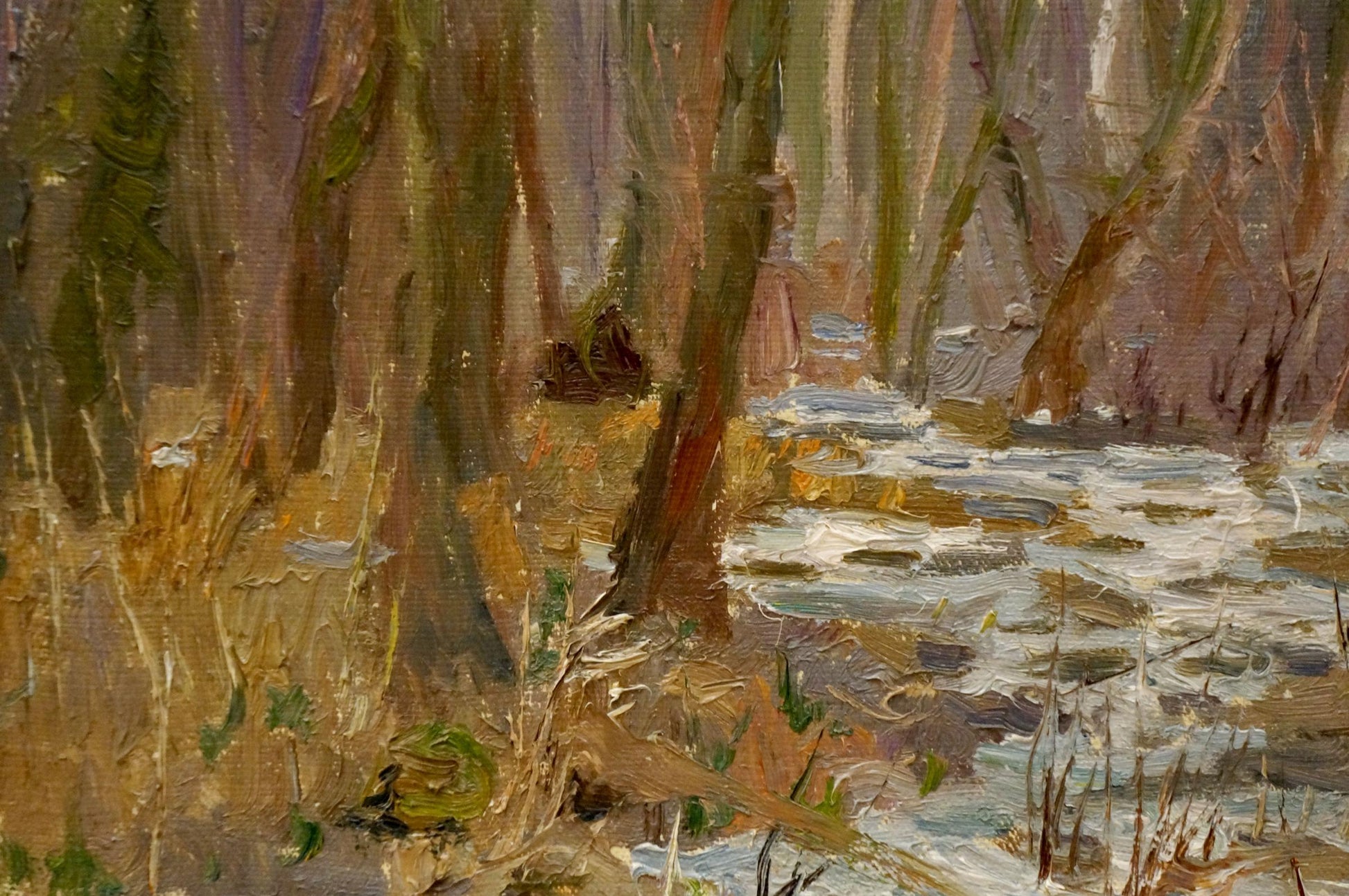 Oil painting The last days of autumn by Chernikov Nikolay Vladimirovich