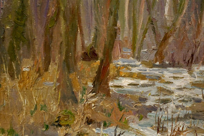 Oil painting The last days of autumn by Chernikov Nikolay Vladimirovich