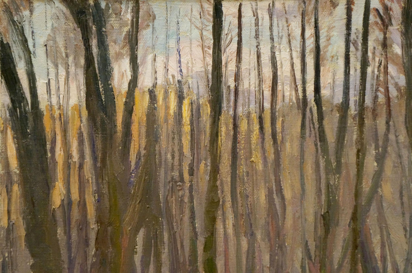 Oil painting The last days of autumn by Chernikov Nikolay Vladimirovich