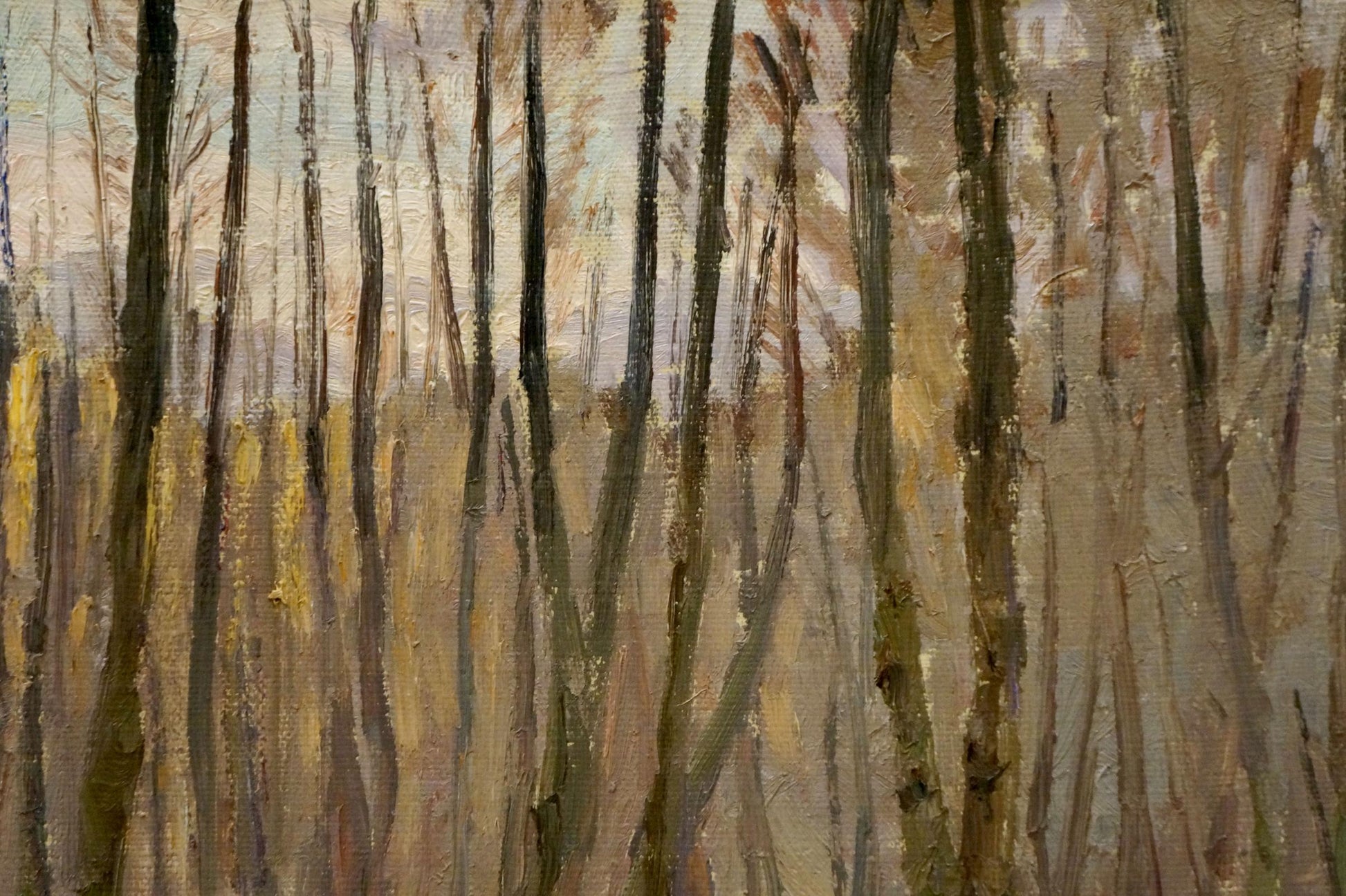 Oil painting The last days of autumn by Chernikov Nikolay Vladimirovich