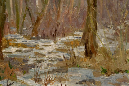 Oil painting The last days of autumn by Chernikov Nikolay Vladimirovich