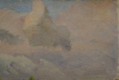 Oil painting After the Rain by Chernikov Nikolay Vladimirovich, cloudy sky