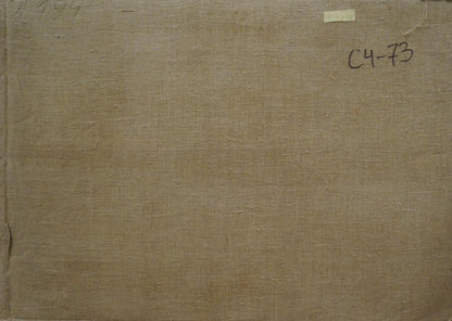 Oil painting After the Rain Chernikov beige linen book cover with c4-73 label