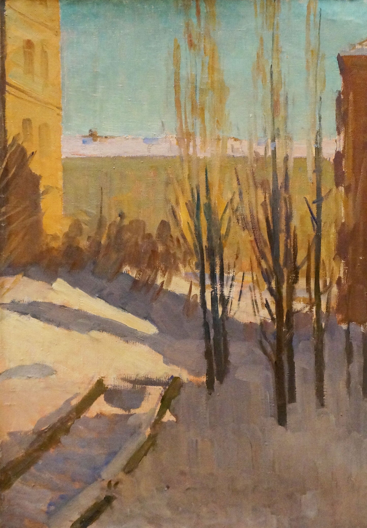 Oil painting Winter landscape by Chernikov Nikolay Vladimirovich