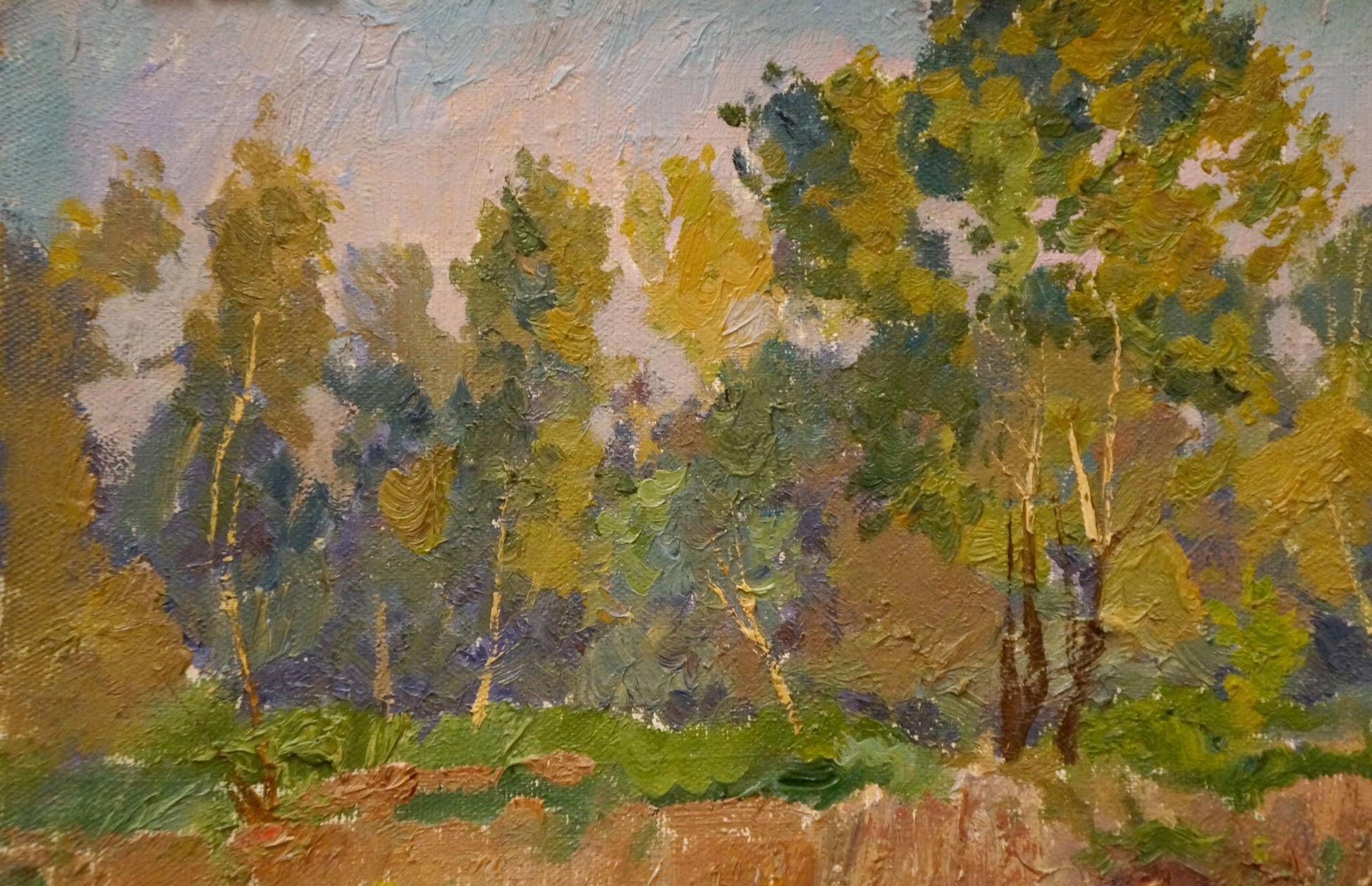 Oil painting of forest landscape by Chernikov Nikolay Vladimirovich