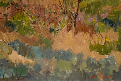 Oil painting of forest landscape by Chernikov Nikolay Vladimirovich
