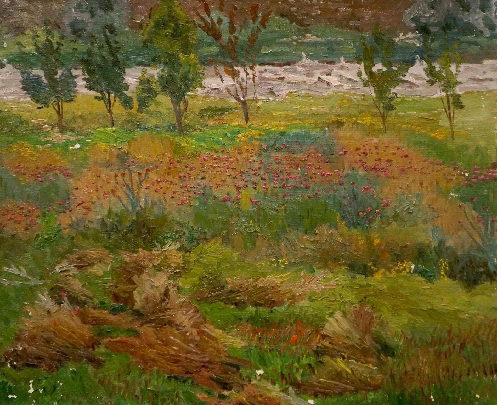 Oil painting Stream near the forest by Chernikov Nikolay Vladimirovich