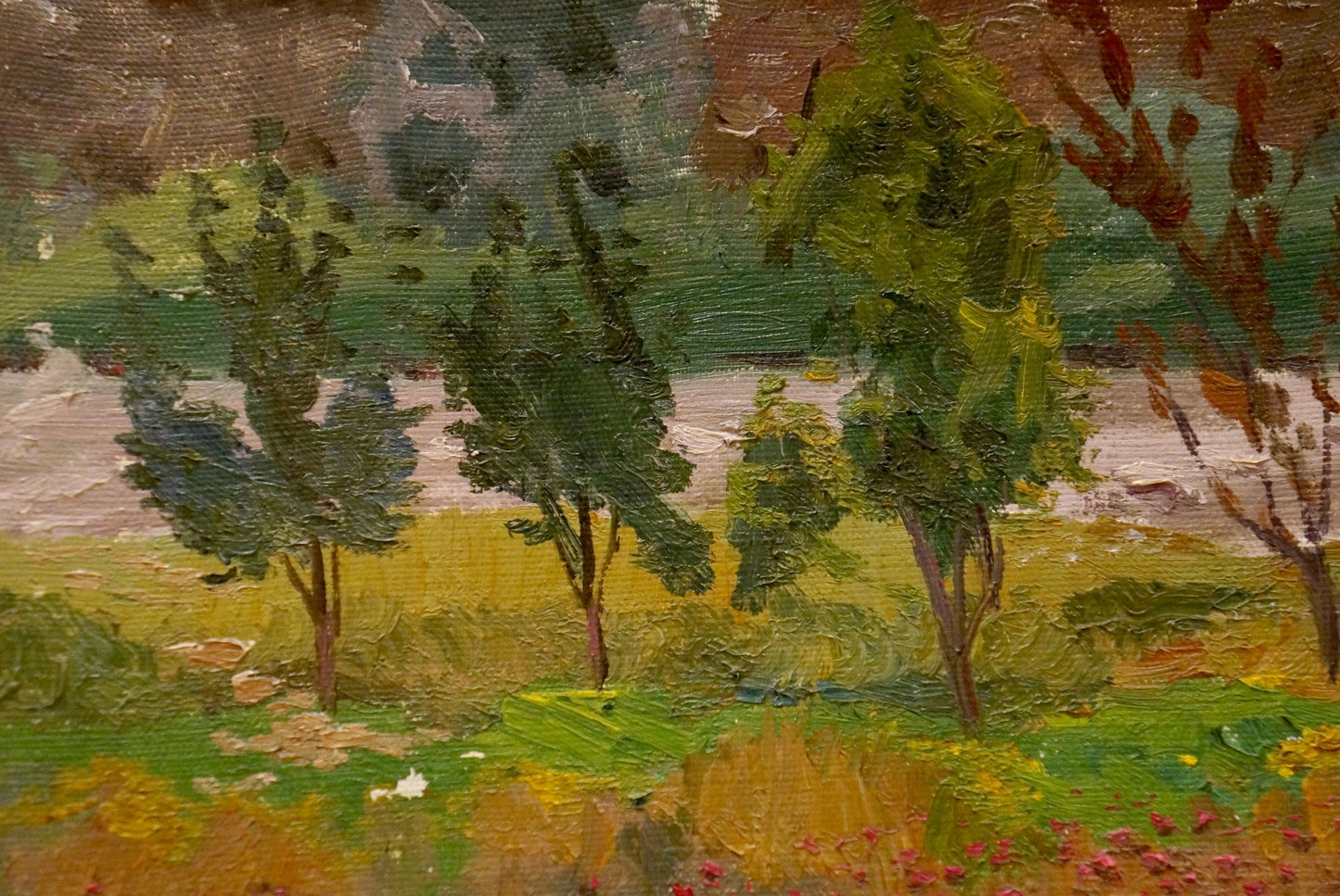 Oil painting Stream near the forest by Chernikov Nikolay Vladimirovich