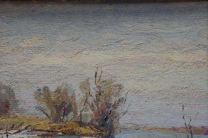 Oil painting Spring is coming Kurnakov Georgy Vasilievich