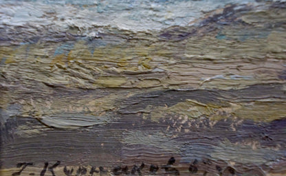 Oil painting Spring is coming Kurnakov Georgy Vasilievich