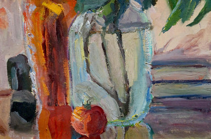 Oil painting Lilac bouquet Gantman Moses Faybovich
