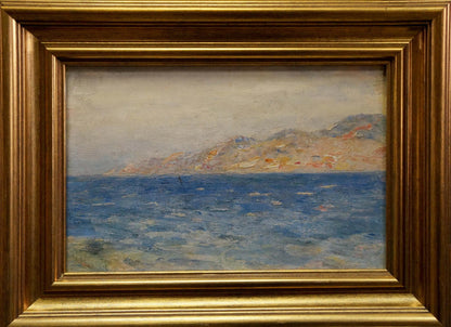 Framed Oil painting Sea by Paul Christiaan Bos coastal landscape