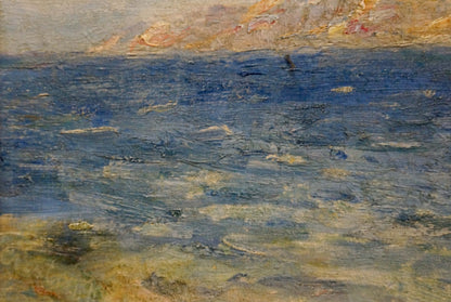 Textured impressionist seascape oil painting Sea Paul Christiaan Bos