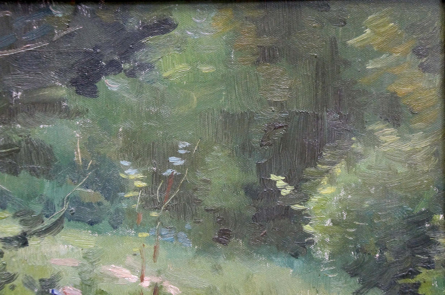 Oil painting Road to the forest by Zuev Mikhail Ivanovich