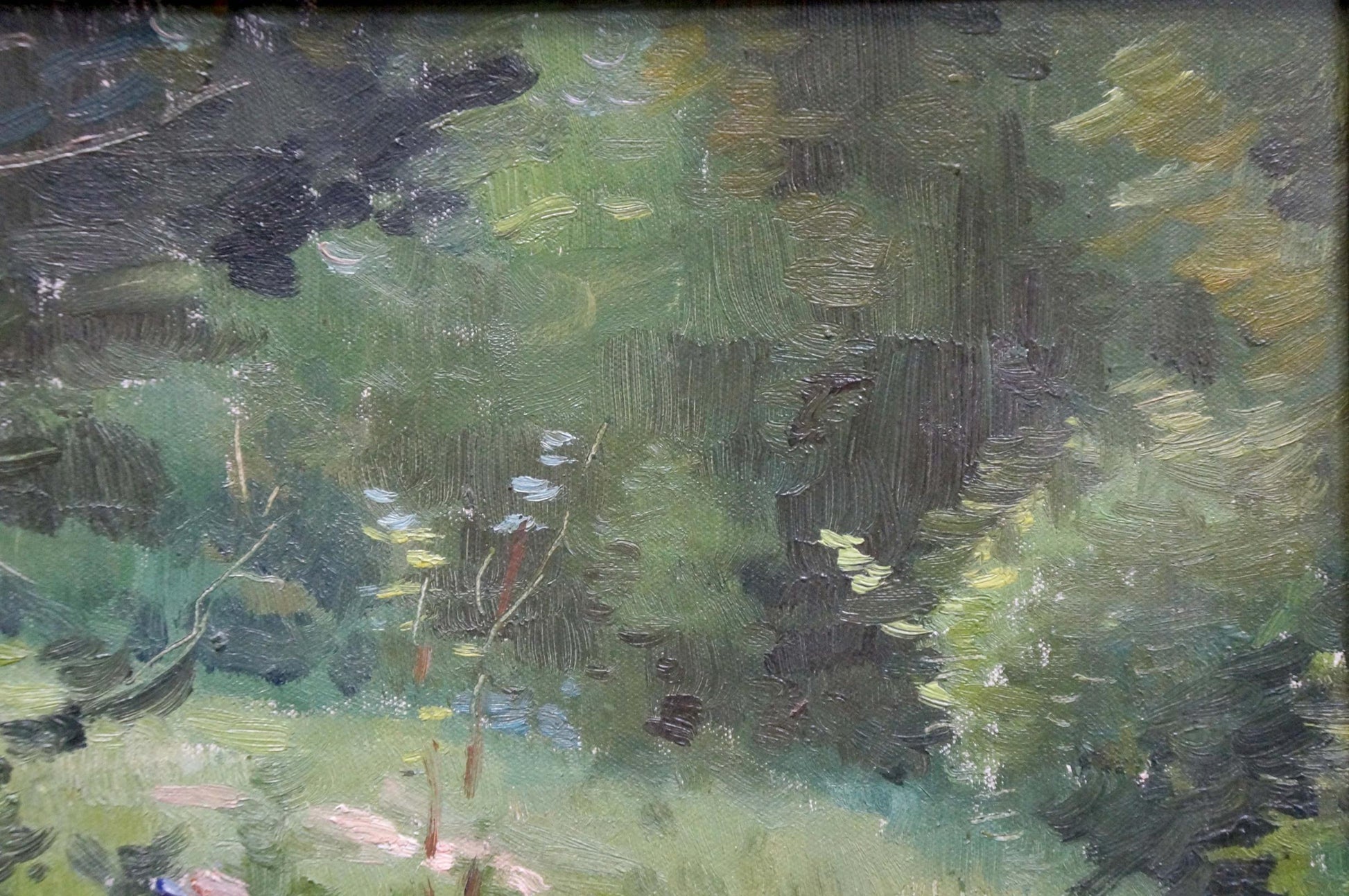 Oil painting Road to the forest by Zuev Mikhail Ivanovich
