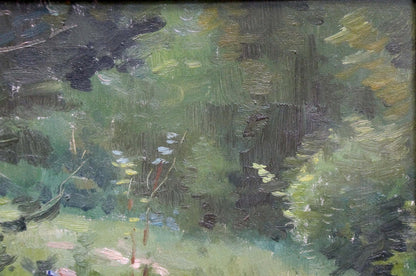 Oil painting Road to the forest by Zuev Mikhail Ivanovich