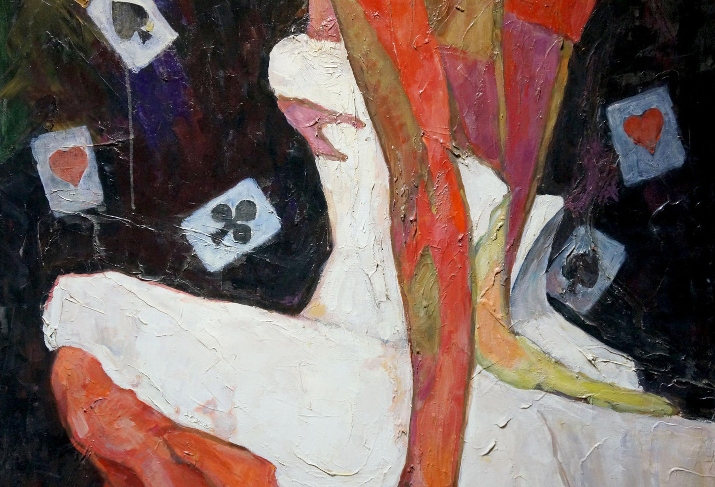 Abstract oil painting Ballerina game by Semykina Lyudmila Nikolaevna