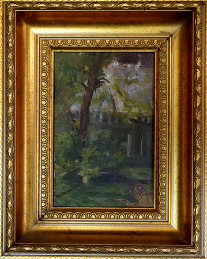 Oil painting View from the Yard by Yarovoy Nikolay Nikolaevich
