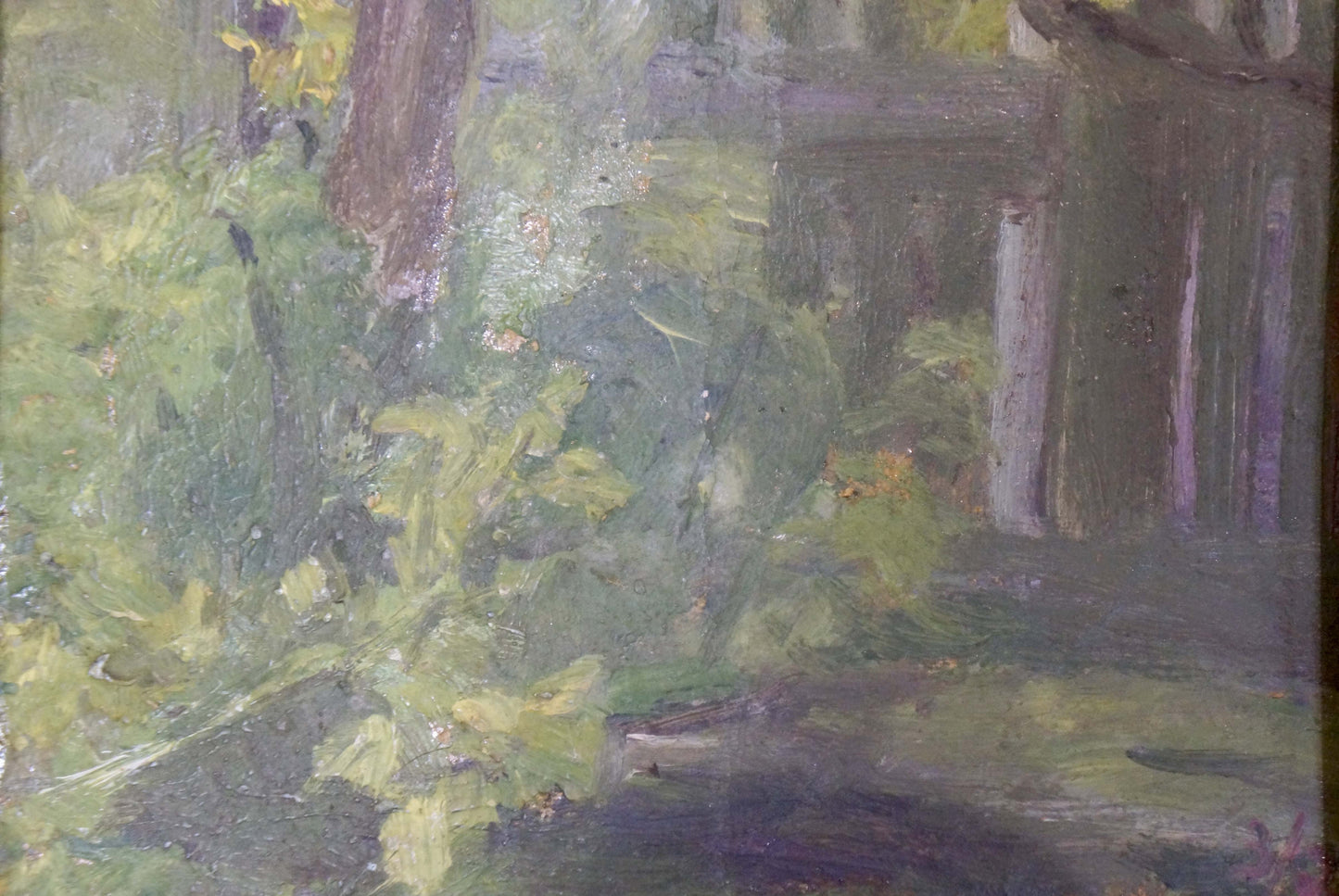 Oil painting View from the Yard by Yarovoy Nikolay Nikolaevich