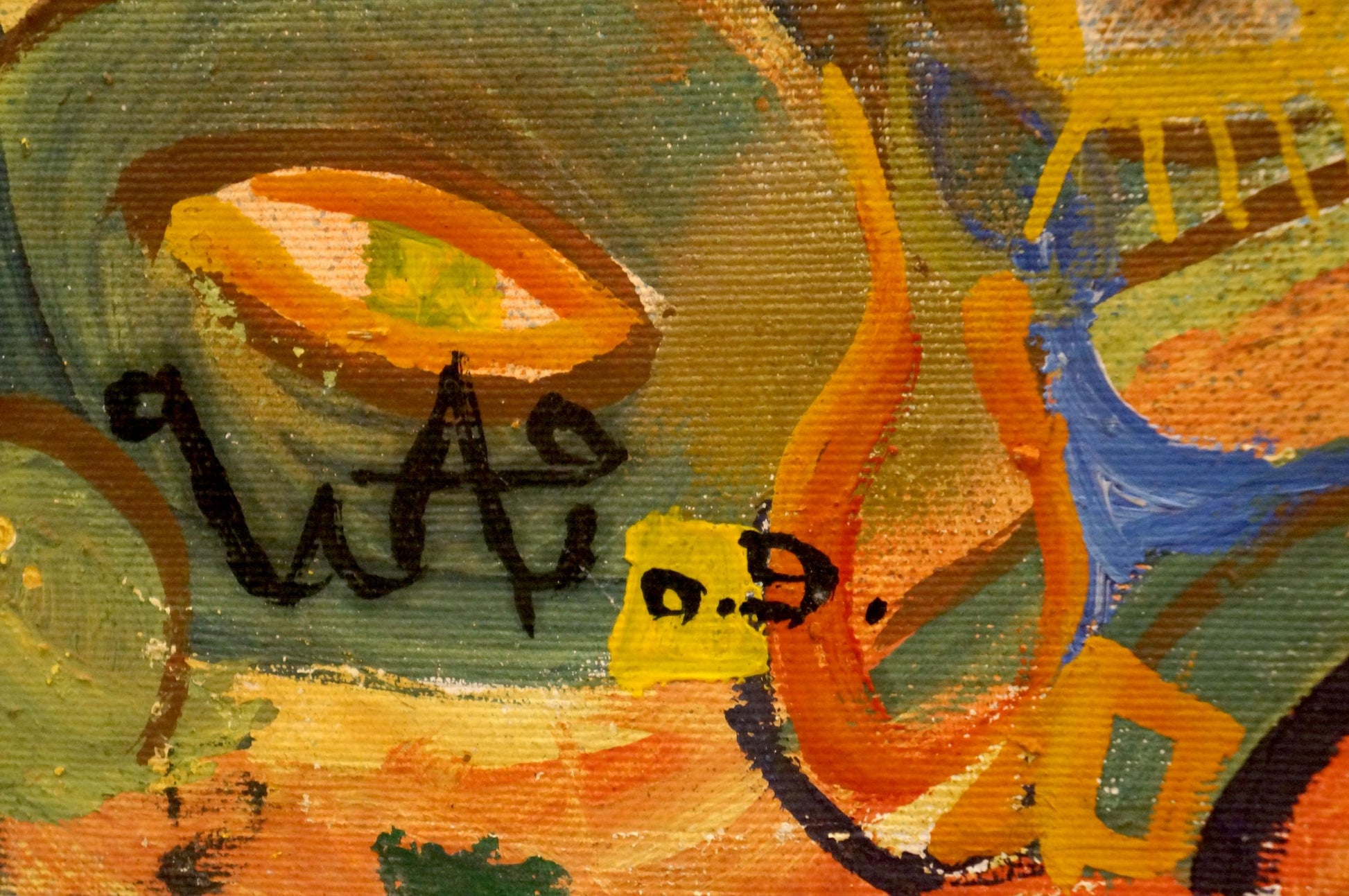 Abstract expressionist Sinbad’s Travels oil painting by Vabel Alexander Alexandrovich