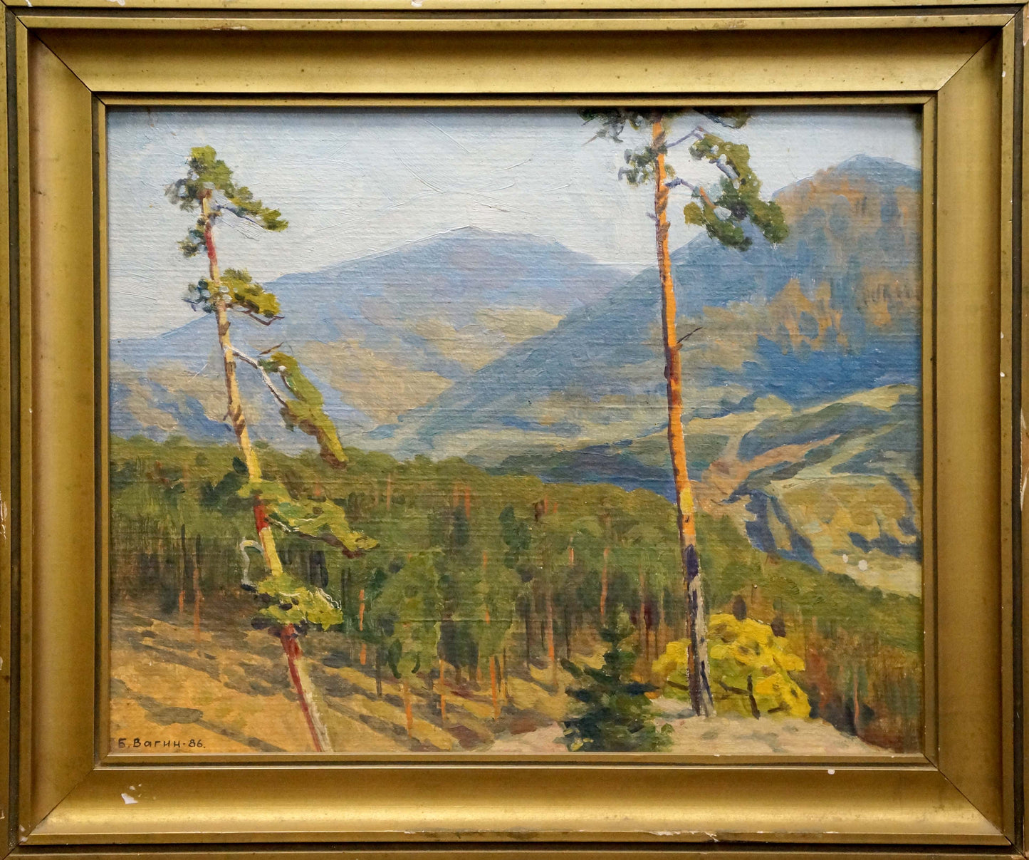 Oil painting Autumn in the Caucasus by Vagin Boris Ivanovich