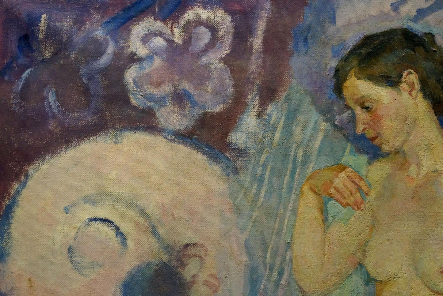 Oil painting portrait of female figure by Titarenko Daria Anatolyevna