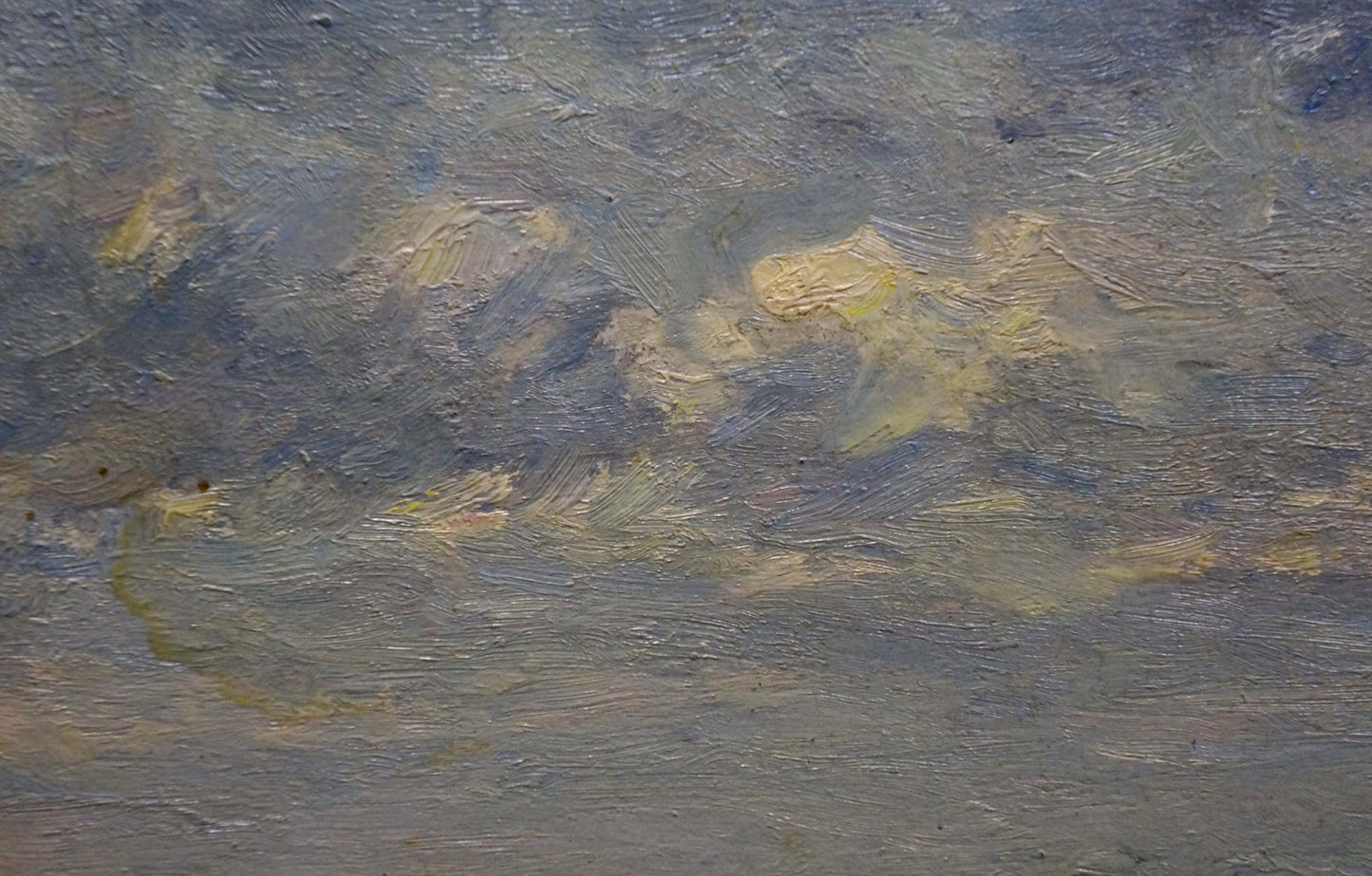 Textured canvas painting of cloudy sky by Trohimenko Karp Demyanovich