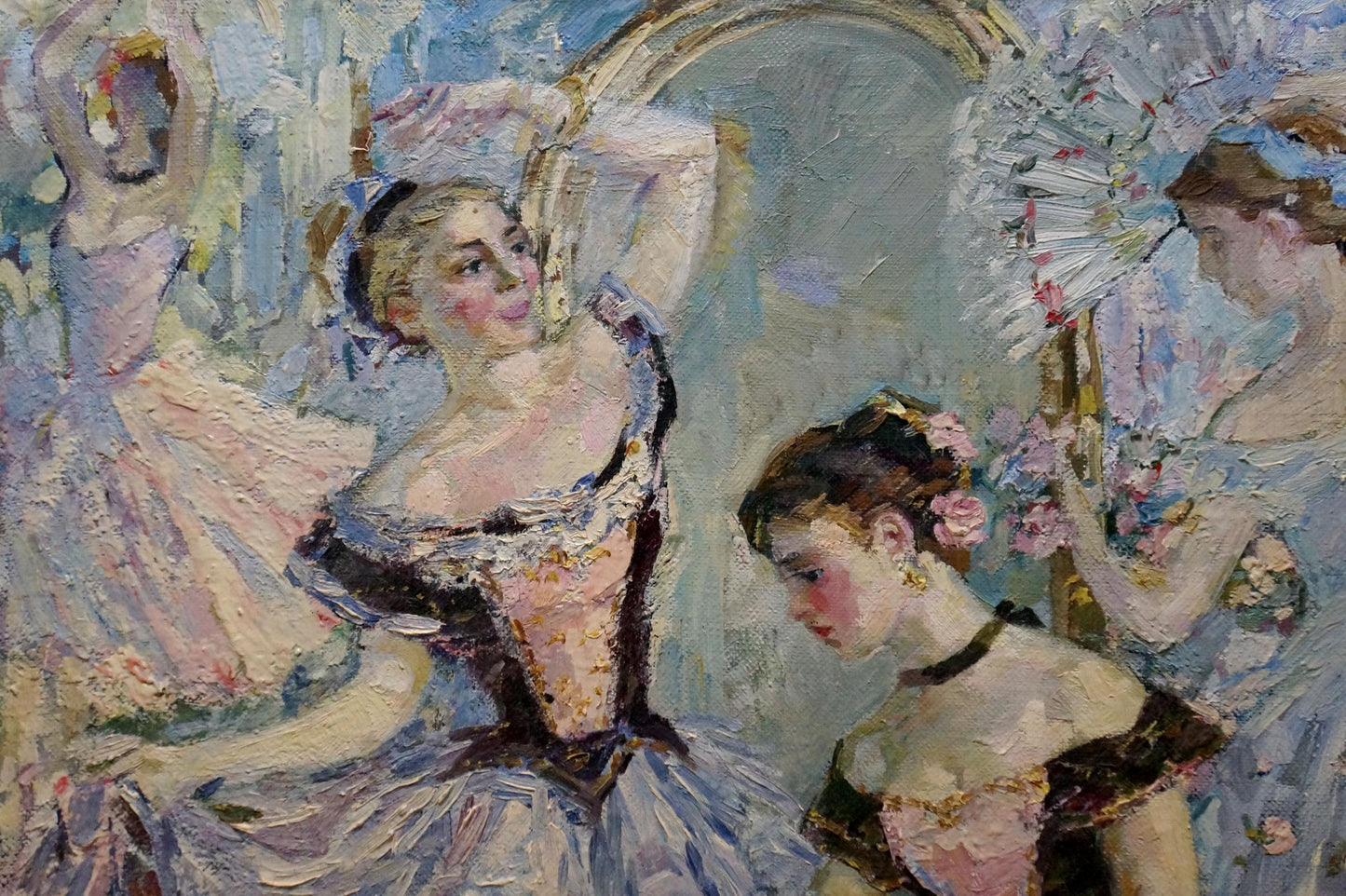 Oil painting of ballerinas by Tytarenko Odarka Anatoliivna
