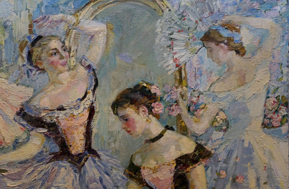 Oil painting of ballerinas by Tytarenko Odarka Anatoliivna