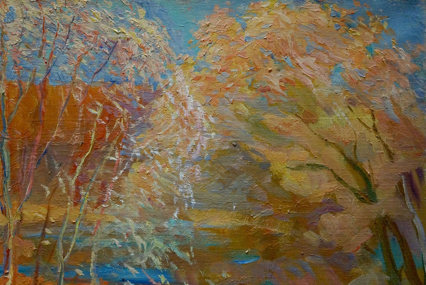 Oil painting of autumn landscape by Titarenko Maria Anatolyevna