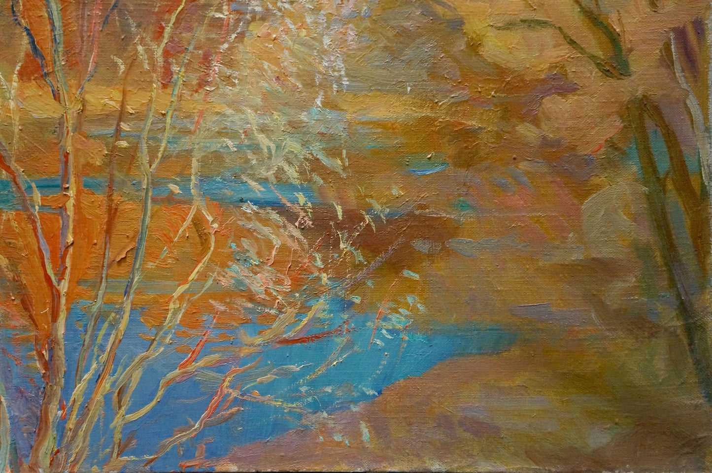 Oil painting Autumn landscape by Titarenko Maria Anatolyevna