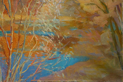 Oil painting Autumn landscape by Titarenko Maria Anatolyevna